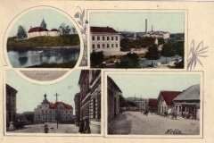 Pohlednice – různé části Krčína