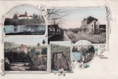 Pohlednice – různé části Krčína