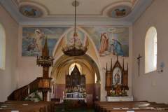 Interiér kostela sv. Ducha